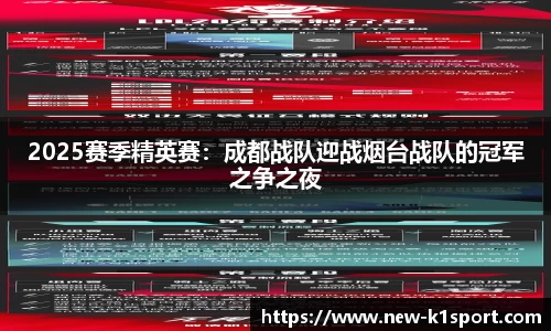 2025赛季精英赛：成都战队迎战烟台战队的冠军之争之夜